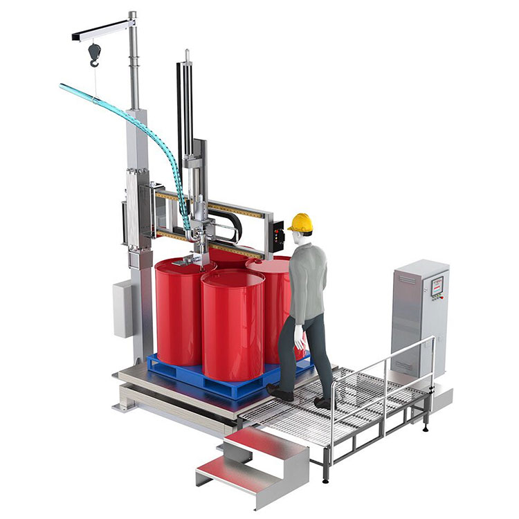 IBC Barrel Rocker Typ Harz Füllmaschinn